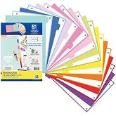 Oxford Strongline 4 Ring Binder Dividers A4, 10 Positions