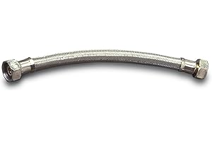 Anzapack 951555Z - Latiguillo De 19 Mm. Hembra 3/4" - Hembra 3/4" De 30 Cm.