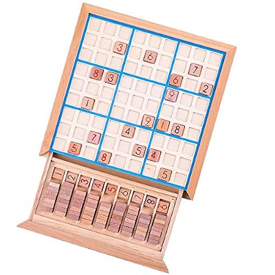 BigJigs Jouets en Bois Sudoku Game - Nombre de Jouets éducatifs