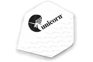 UNICORN Dart Flights | Textured Wave Design | Standard Plus Shape | Durable 100 Micron Polyester PET | 3 Flights