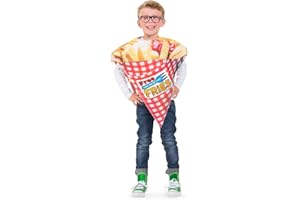 Folat 21911 Pommes Tüte Kostüm Kind, unisex-child, Mehrfarbig, One Size