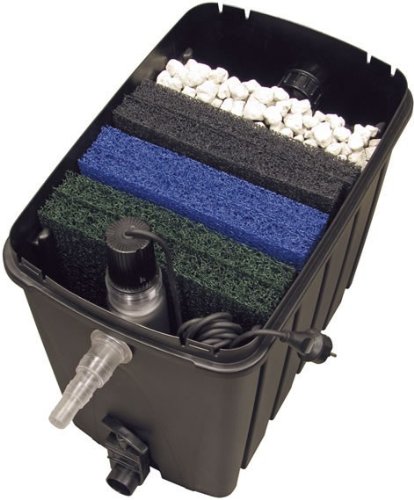 Xclear Stagno Filtro biosteps Incluso 11 W UV c, Portata Massima 5 m³/h, Max. laghetto, Misura 10 m³