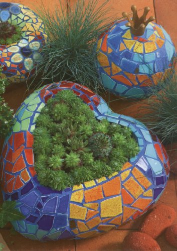 Mosaik Fliesen-Scherben, Bruchmosaik 20-50mm, 2Kg Mix rot, BMXR - 3