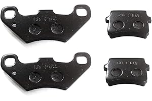 AISEN 2x Bremsbelag Bremsbeläge Bremse Satz passend für Hinten Quad ATV 50 70 110ccm Bashan Vorne 200ccm 250ccm