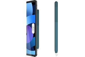 ‎DELIDIGI Delidigi Pencil Hülle Kompatibel mit Apple Pencil 2. Generation Hülle Case/Apple Pencil Pro(2024)/iPad Pro 11/12,9 Zoll, Farbverlauf Silikon Anti Rutsch Case Schutzhülle Zubehör (Mitternachtsgrün)