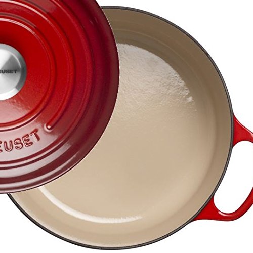 Le Creuset Signature Cast Iron Round Casserole, 20 cm - Cerise