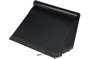 Switory Torby na paczki, torby pocztowe na ubrania, samouszczelniające torby pocztowe, różne przesyłki wysyłkowe, paczki pocztowe, torby wysyłkowe, torby wysyłkowe, 25 szt. - czarne (48,5 x 37 cm)