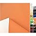 Produktbild TOLKO® Kunstleder Polsterstoff Meterware in Orange als robuster PREMIUM Bezugsstoff / Möbelstoff