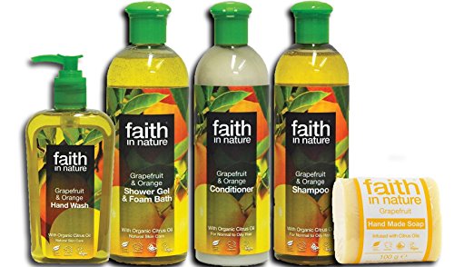 Faith In Nature Grapefruit and Orange Organic Pamper Collection