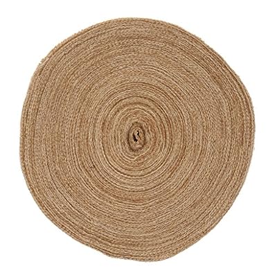 Générique Generic 50m Ruban en Toile de Jute pour Diy Bricolage Décor Party Mariage Noël - 8cm