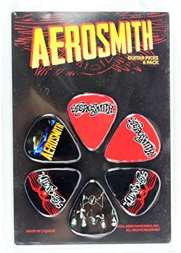 Aerosmith 6 x Pick Set – Logo Guitar Picks
