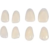 Fyearfly Temporary Crown for Front Teeth - 70 Units Porcelain Dental Crowns, Realistic Oral Care, Molar Anterior