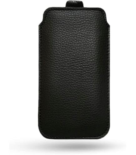 Original Favory Leder-Etui Für Nokia 216 – Schwarz, Mit Rückzugslasche, Extra Gepolstert