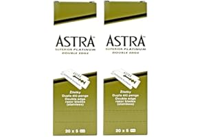 RAZOR BLADES CLUB Lamette da Barba Astra Verdi, 200 pezzi