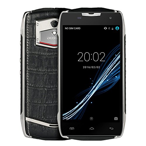 Rugged Phone, DOOGEE T5 IP67 Wasserdichtes Smartphone - WCDMA 3G 4G / LTE FDD Android 6.0 - Tough Outdoor Mobile mit 4500mAh Akku - 3GB RAM + 32GB ROM - 5MP + 13MP Kameras - Duales Erscheinungsbild