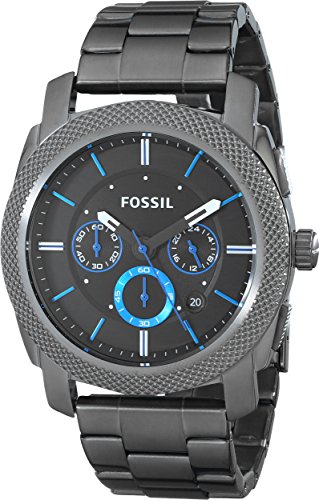 Fossil Machine Herren-Armbanduhr 45mm Armband Edelstahl Batterie Analog FS4931 Fossil Machine Herren-Armbanduhr 45mm Armband Edelstahl Batterie Analog FS4931