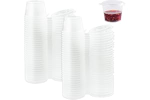 LAMXD 100 contenitori salvafreschezza, a prova di perdite, con coperchio, adatti al microonde, piccoli contenitori per salse, salse, spezie, disegni con diamanti Riutilizzabile (25 ml)