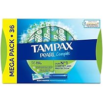 Tampax Pearl Tampons – Light/Regular Saugfähigkeit, 204 Stück | Mit LeakGuard-Schutz & Ohne Parfüm