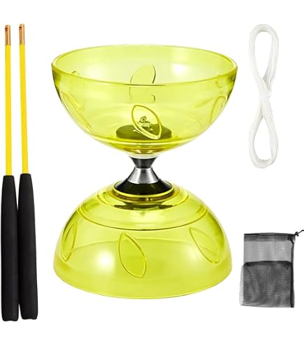 Diabolo LED avec systme de triple roulement billes-Kit de jonglerie diabolo lumineux pour enfants et adultes-quipement DIABOLO - Jeux - Jouets