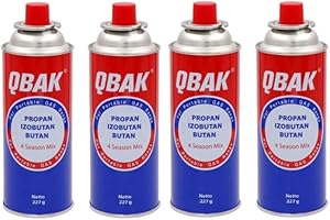 ALJOIR Cartucho Recambio de Gas Portable Gas Butano para Cocina Portátil, Hornillo, Soplete Soldador, Camping Gas B-250 227gr