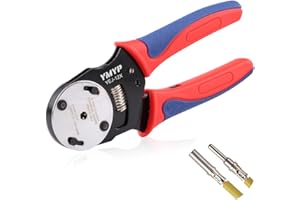 YMYP Deutsch Closed Barrel Crimper 4 Way Indent,8 Impression Type for Deutsch DTP Solid Contacts Gage 2.08-5.26mm² (14-12 AWG)