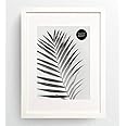pf+a REAL GLASS A3 Frame With Mount For A4 - Oxford White Frame With Glass - A3 for A4 Picture Frame With White Mount