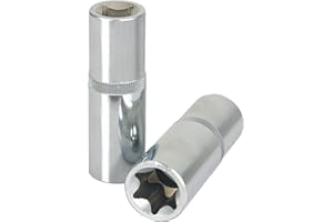 KS Tools 918.2406 1/4" Llave de vaso Torx-E CHROMEplus, larga, E10