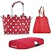 Produktbild Reisenthel Exklusiv-3er-Set: carrybag PLUS cover PLUS mini maxi shopper (ruby dots - red - red)