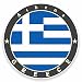 Produktbild 2 x Griechenland Athen Flagge Vinyl Aufkleber Aufkleber Laptop Auto Reise Gepäck Label Tag # 9512 - 10cm/100mm Wide