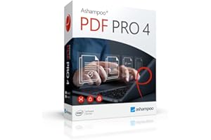 Ashampoo PDF Pro 4 – PDFs bearbeiten, konvertieren, zusammenfügen und erstellen | 1 Gerät | 1 Benutzer | PC Aktivierungscode per Product Key Card