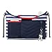 Produktbild IntiPal Multifunktional Kinderwagen Organizer Buggy Tasche Wickeltasche Kinderwagentasche mit Wickelauflage RFID Tasche (Blau Streifen)