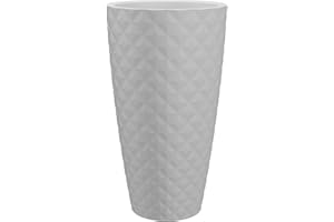 Artevasi HAVANA TROPICAL HIGH POT 70CM GRANITE WHITE