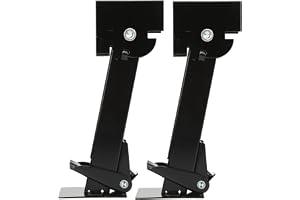 Akozon Stabilisator Jack, 2 STS Hopfällbar Trailer Stabilisator Jack Järn 650lb Stöd 1000lb Lyftkapacitet Teleskopisk Justerb
