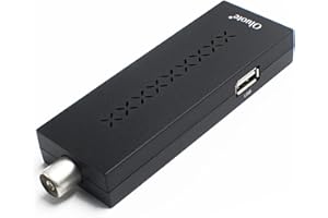 OLUOTE TV Receptor H.265 HEVC, Mini HD 1080P DVB-T2 decodificador con Dolby Digital Plus, soporte Youtube, Weather, IPTV RSS