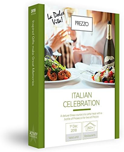 Italian Celebration - Give someone special a chance to dine at over 250 Prezzo restaurants UK wide!