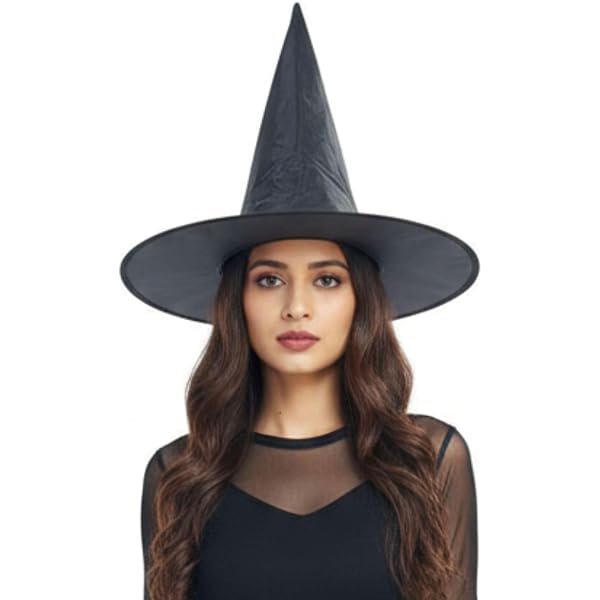 Chapeau Magicien Pliant Noir Avec Truc De Mezzanines - Accessoire Magie Et Halloween