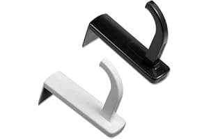 XTHROTSENK 2pcs Headphone Monitor Stand Hook for Earphones Narrow Adhesive Gaming Earphones Holder on Screen Headset Hanger Stick-on Support for Computer Over Ear Earphone Monitor Screen Edge Storage Hooks