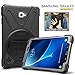 Produktbild Samsung Galaxy Tab A 10.1 Hülle ,Roreikes 360 Grad drehbar mit Fullbody Rugged Ständer, Handschlaufe und Schultergurt Fall,3 Schicht Hybrid Heavy Duty Shockproof Rutschfeste Silikon Schutzhülle Tasche Case Cover für Samsung Galaxy Tab A 10.1 T580 T585