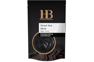 H & B HEALTH & BEAUTY DEAD SEA MINERALS Health & Beauty Dead Sea Minerals Dead Sea Mud Natural Original from Israel 600gr