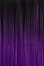 Neverland 25"Synthetic Straight Hair Extensions 3/4 Full Head Clip in Human Made Four Color Black To Purple
