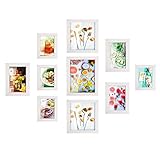 verschiedenes kurioses Praktische Klammern aus kurzen Metallblättchen. Bilderwechsel kann einfach durch das Drehen der Metallklammern erfolgen.