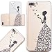 Produktbild iPhone 7 Plus Hülle Vintage VertTek Weiß Silikon Case Helle Schmetterlings Mädchen Muster Flexible Weiche TPU Gel Dünne Transparent Schalen Extrem Kratzer-Beweis Handyhülle Soft Back Protective Case