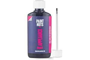 Paintnuts 50ml Appliance Touch-Up Paint for Kitchen & Bathroom – Quick Drying Repair Bottle & Brush – Ideal for Radiators, Showers, Fridges, Ovens, Sinks, Chips & Scratches - Black - Matt