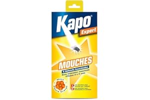 Mouches sticker Kapo - 1 adhésif pour 10 m² - étui de 4