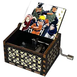PATPAT Naruto Music Box - Birthday Present for 3-7 Year Old Girl, Sound Toy for 3-9 Year Old Boys Kids Retro Musical Boxes for Toddler Child Age 2-10 Valentines Gifts for Girlfriend