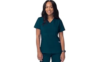 Sivvan Scrubs for Women - Mock Wrap Scrub Top