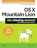 OS X Mountain Lion: The Missing Manual by
