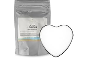 ‎ROYAL SPICE Royal Spice Nitritpökelsalz 2kg - Reines & Feines Pökelsalz zur Herstellung von Fleisch- und Wurstwaren im wiederverschließbaren Zip-Beutel - NPS Salz 0,4%-0,5% Natriumnitrit