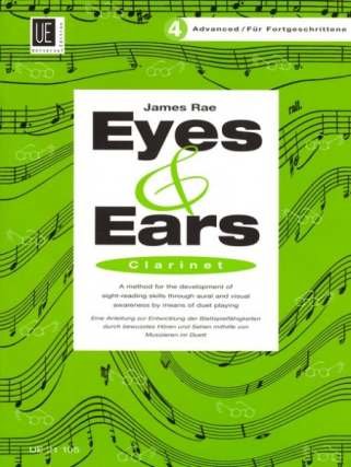 Preisvergleich Produktbild EYES + EARS 4 ADVANCED - arrangiert für Klarinette [Noten / Sheetmusic] Komponist: RAE JAMES