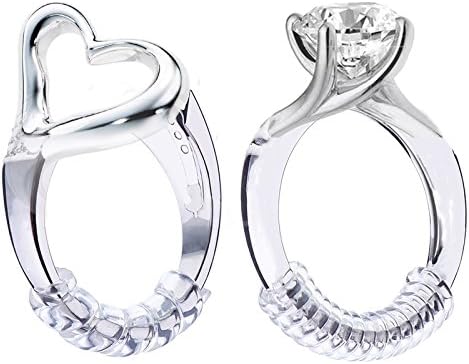 Airven 8-Pack Ring Size Adjuster for Loose Rings, 4 Sizes: 2mm/3mm/4mm/5mm